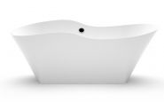 AURA AMIDA vanna 1750x780 ar pop-up sifonu balta ar pārplūdi 